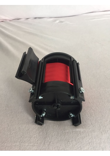 Ags - Şerit Bariyer Makarası 76 Mm 3 Metre Şerit Uzunluğu Kırmızı Şerit Kırmızı