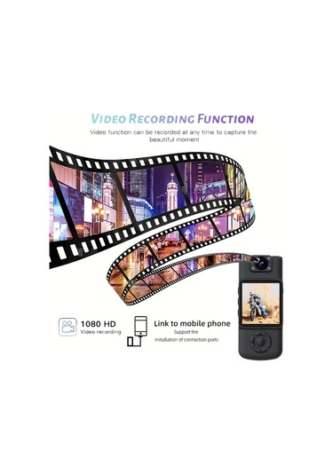 Dashanshop Mini Hd Dv Kamera 32g Hafıza Kartlı Mini Video Kayıt Cihazı Portatif Spor Toplantı Evcil Hayvan Kaydı