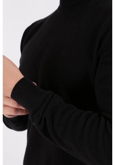 Cazador 3604-fw Erkek Tam Balıkçı Kazak 23KCEEO03604-R1534 Siyah