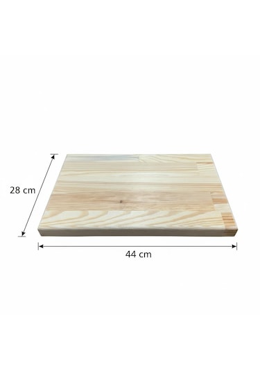 Kesme Tahtası Ahşap 30mm Masif Açık Renk Ahşap