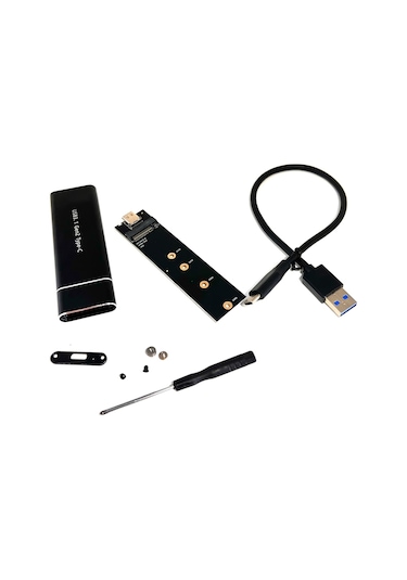M.2 NVME to USB3.1 Type-C GEN2 10GBPS M.2 PCI-E SSD Harici kutu