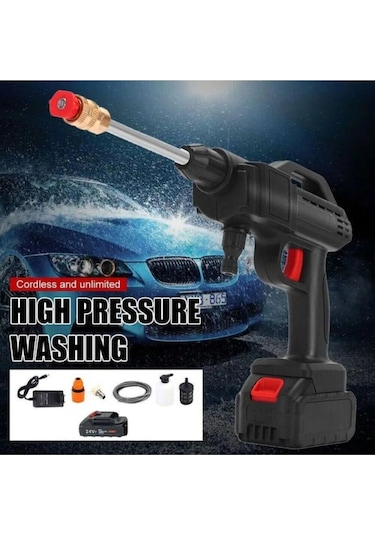 Kablosuz Yüksek Basınçlı Su Tabancası Şarj Edilebilir Dmb