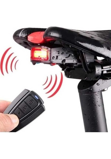 Ganzhoushop Yurt Usb Şarj Lambası Işık Işık Işık Edilebilir Dışından Bisiklet Bisiklet Arka Arka Arka Anti Alarm A Bu A