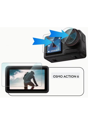Djı Osmo Action 6 Ekran Koruma Seti