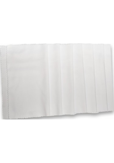 100 Adet Mikrofiber Gözlük Temizleme Bezi A Kalite Beyaz Renk