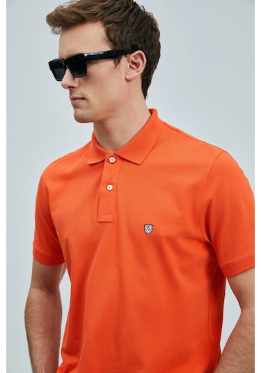 Lufian Erkek Laon Smart Polo T-shirt 111040206 Turuncu Turuncu Lufian Erkek Laon Smart Polo T-shirt 111040206 Turuncu Turuncu