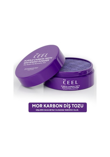 The Ceel Diş Beyazlatıcı Aktif Mor Karbon Diş Tozu 50 gr