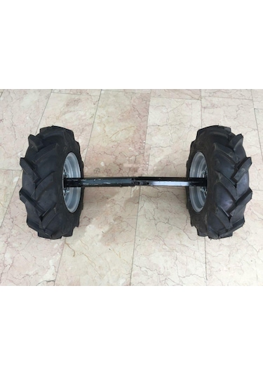 Çapa Makinası Teker Takımı 4.00 X 80 27 Mm Sabit Aks-44242