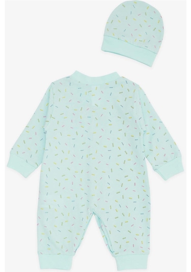 Breeze Kız Bebek Tulum Renkli Desenli 0 3 Ay 6 Ay, Su Yeşili Su Yeşili