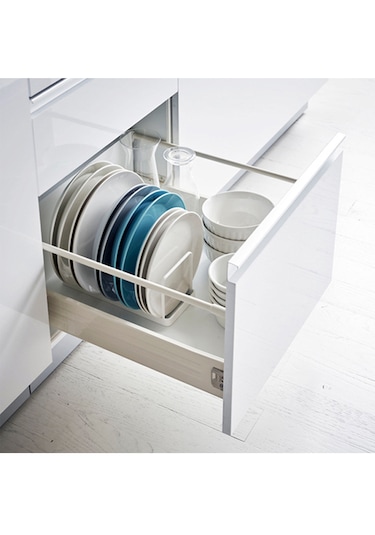 Modern Basit Depolama Drenaj Rafı-beyaz Beyaz