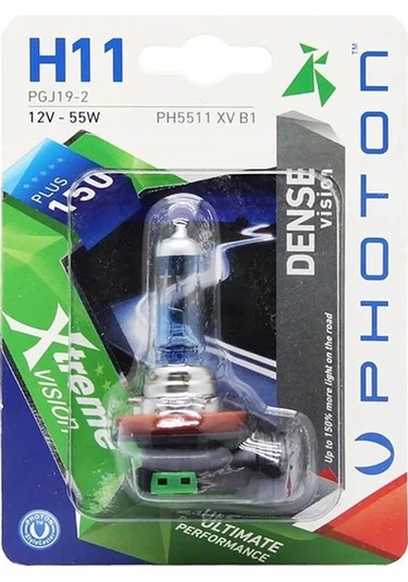 Photon H11 12v 55w Xtreme Vision +%150 Fazla Işık Tekli Blister Ampul
