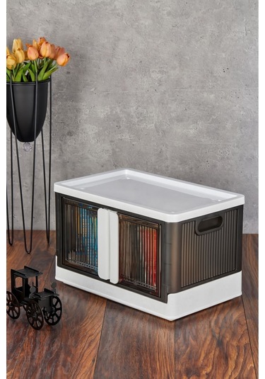 Arbu Home Çok Amaçlı Kapaklı Portatif Istiflenebilir Organizer Dolap