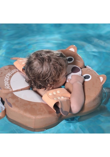 Mambobaby Katlanabilir Göğüs Destekli Yüzme Simidi - Ayı