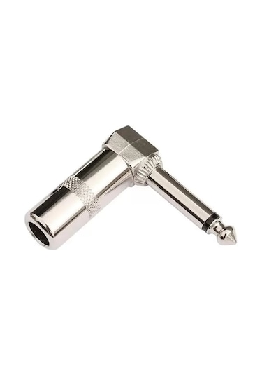 6.3 Mm Mono L Tip Metal Gitar