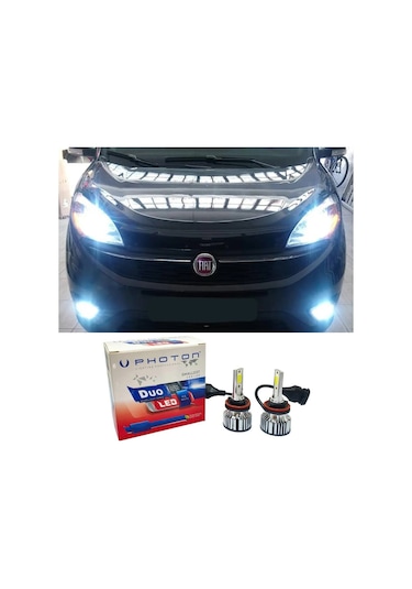 Fiat Doblo D4 Led Xenon Uzun Far Ampulü H7 Duo Yeni Seri Beyaz 2015-2023