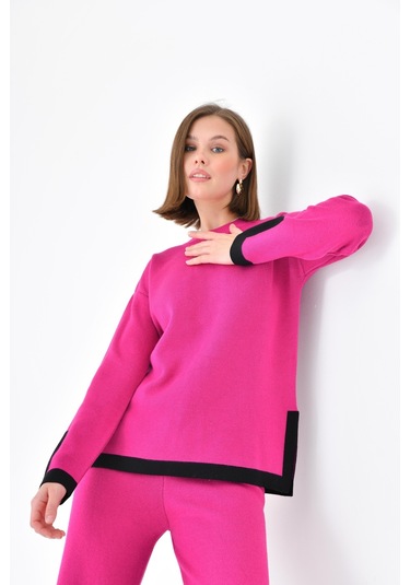 Ftz Women Kadın Çizgi Detaylı İkili Takım Fuşya 20631-fuşya Fuşya