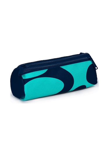 Coral High Lacivert Turkuaz Desenli 3 Lü Okul Çanta Seti Set0123686 Lacivert - Turkuaz