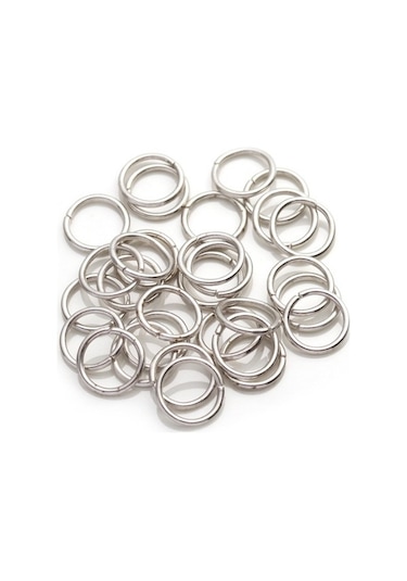 300 Adet 5 Mm Gümüş Renk Halka Takı Halkası Takı Malzemesi Gümüş