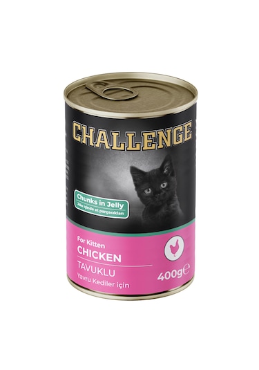 Challenge Tavuklu Yavru Kedi Konservesi 400 Gr