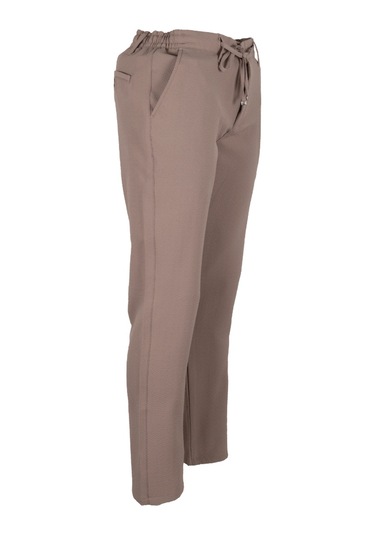 Erkek Jogger Pantolon Bel Bağcıklı Regular Rar01345 Bej