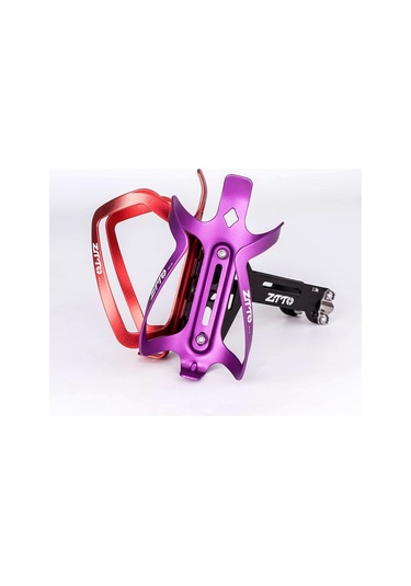 Ztto Zdkssj Bisiklet Selesi Çift Şişe Kafesi Tutucu Adaptörü Alüminyum Alaşımlı Çift Şişe Kafesi Genişletici Çok Renkli