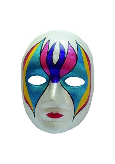 Maske Boyama Seti 3'lü Maske Fırça ve Boya Eğitici Maske Boya