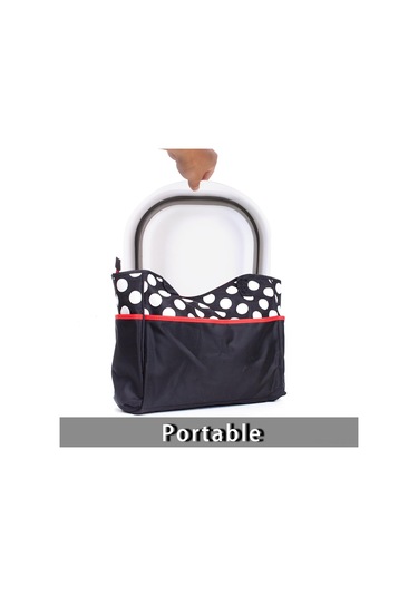 Konesam Bebek Şişesi Ve Süt Sağma Parçaları İçin Katlanabilir Çok Amaçlı Yıkama Sepeti, Gri-beyaz, Büyük Boy