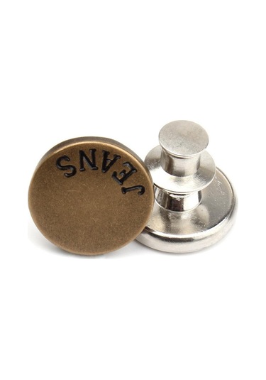 5 Adet Çıtçıt Metal Düğmeler Kot Bel Düğmeleri Mükemmel Uyum Ayarlamak Kendinden Serbest T Hiçbir Dikiş Vida, Çivi, Somun 56703799