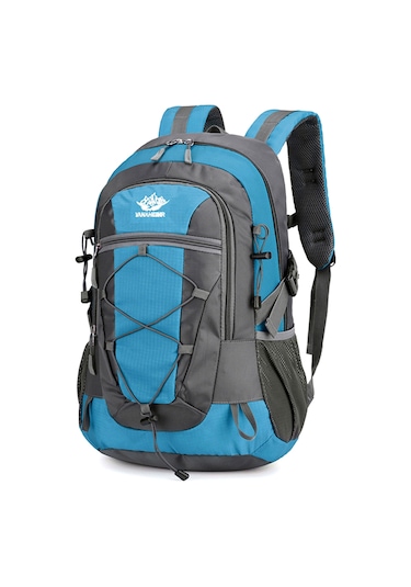 Neevoyu Taşınabilir Dış Mekan Mochilası - Su Geçirmez Nylon, Açık Hacimli, Hafif 0.53kg , Ayarlanabilir Askı, Bisiklet Turu Ve Yürüyüş İçin - Mavi Mavi