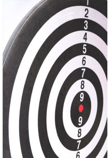 Delta Dart Seti 38 Cm 15 İnç + 6 Dart Oku 6 Gr Hedef Tahtası Sde159