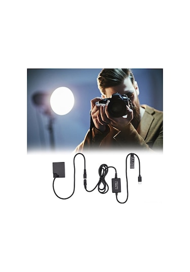 Pazly Fujifilm Usb Type-c Şarj Kablosu Ve Np-w126 Adaptör