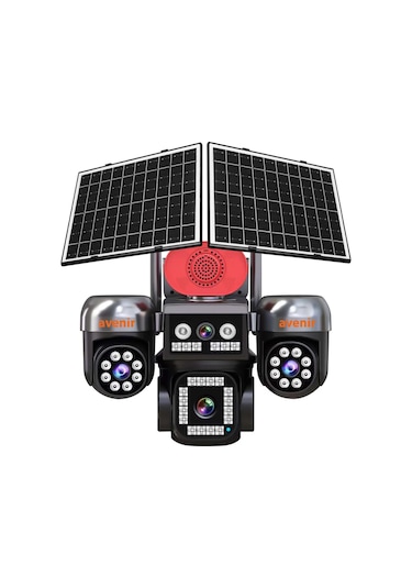 Avenır 12mp Av-s446 4 Kameralı 3ptz 4g Solar Kamera