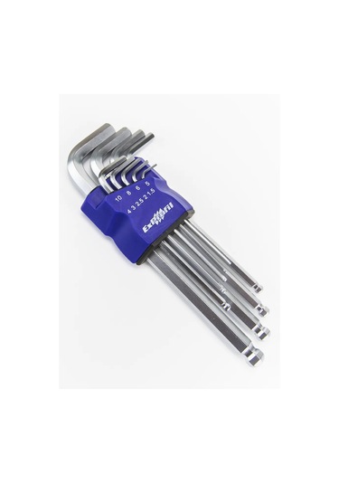 Exprofil G-şeklinde Küre Uçlu Altıgen Hex Anahtar Seti 458556226