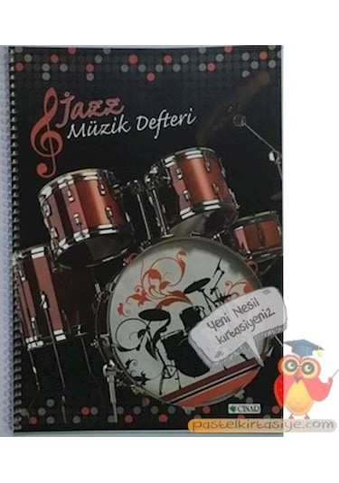 Çınar 30 Yaprak Müzik Defteri Büyük Boy Spiralli
