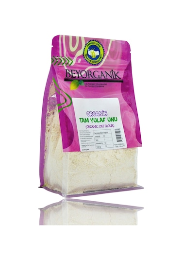 Organik Tam Yulaf Unu 350 G %100 Yerli Yulaf