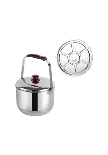 Suntek Magideal Yemek Pişirmek Için Vapur Tenceresi 22cm-combo-kapak