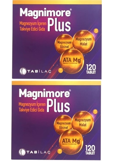 Magnimore Plus 120 Tablet 2 Adet