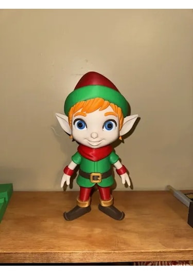 Sevimli Elf Figürü Masal Temalı Dekoratif Koleksiyon Biblosu