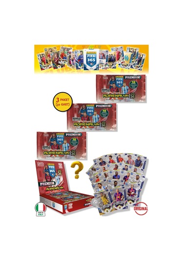 Panini Fifa 2026 Premium 3 Paket - 30 Kart 18 Core 3 Fans 3 Power 3 Jewel 3 Limited Edition
