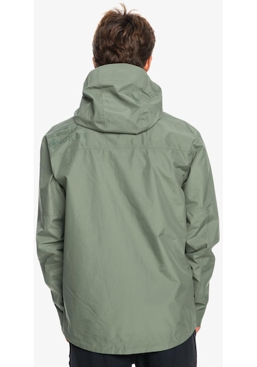 Quiksilver Over Cast Gore Tex Jk Erkek Mont-27702-yeşil