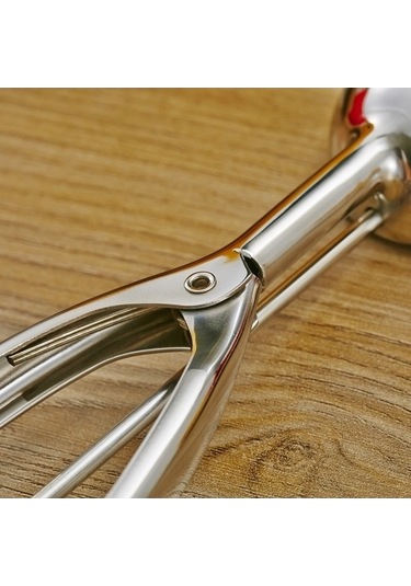 Ulzyvf Cbtx Paslanmaz Çelik Dondurma Kaşığı, 59mm Boy Gümüş Meyve Kaşığı Gümüş