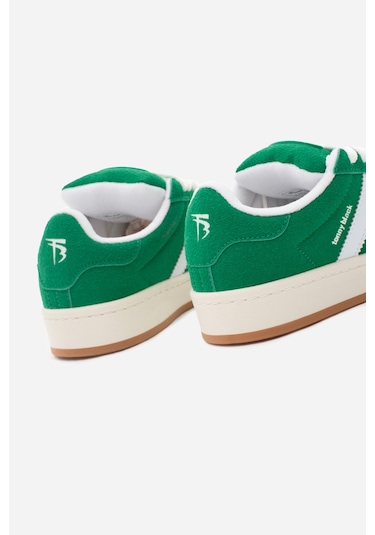 Tonny Black Kadın Yeşil Termo Taban Yanı Şeritli Bağcıklı Spor Ayakkabı Tbzer005 147 Yeşil