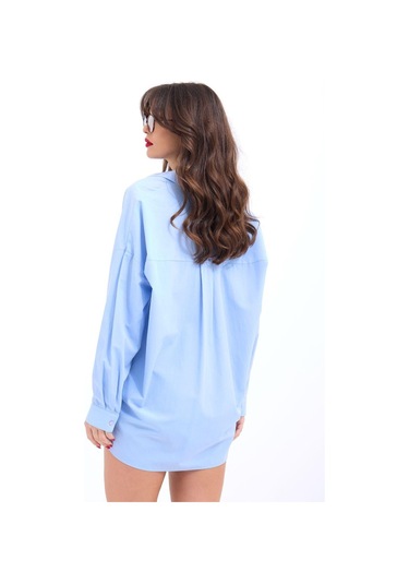 5213 Gömlek-mavi Mavi