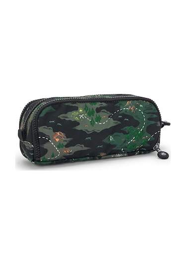 Kıplıng Gitroy Büyük Boy Kalemlik Desenli Camo Treasure Desenli