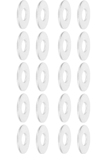 Fosenze 20 Adet M6 304 Paslanmaz Çelik Yıkama, Seracılık Aksesuarı, Korozyona Dayanıklı, Uygun Ve Kaliteli