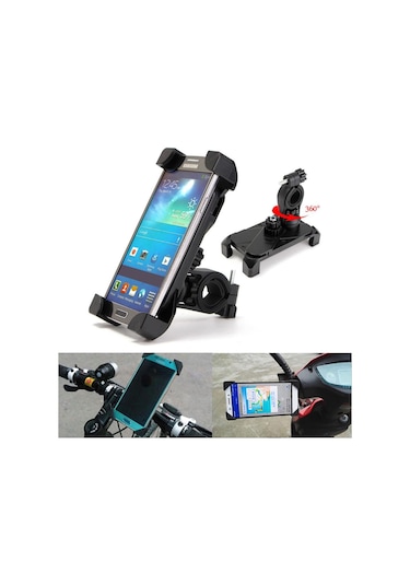 Bisiklet Motosiklet Ayarlanabilir Telefon Tutucu