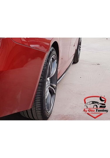 Bmw F30 3 Series - Marşpiyel Alt Çıtası - Piano Black Vakum