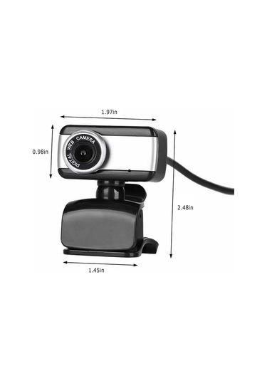 Ranyeek Usb 2.0 480p Clip-on Web Kamera, Mikrofonlu, 360 Dönebilen, Otomatik Odak, Canlı Yayın Ve Video Konferans İçin