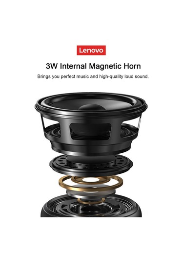 Singree Lenovo L01 Taşınabilir Bluetooth Hoparlör - Tws Özellikli, Mikrofonlu, 5.0 Bağlantı, Şarj Edilebilir