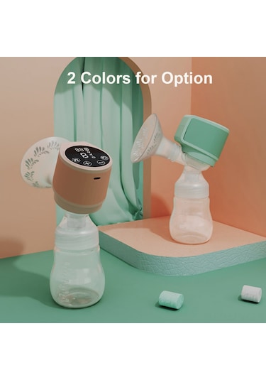 Entegre Elektrikli Göğüs Pompası Emzirme İçin 3 Mod & 9 Ayarlanabilir Emme Seviyesi Düşük Gürültü Geri Akış Önleyici 150ml Süt Şişesi İle Dahili Pil